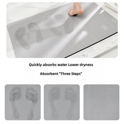 Quick Dry Antislip Diatomaceous Earth Bath Mat for Hotel Room Space Waterproof Luxury