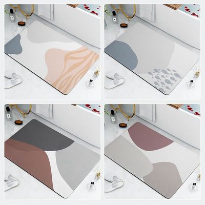 Quick Dry Antislip Diatomaceous Earth Bath Mat for Hotel Room Space Waterproof Luxury