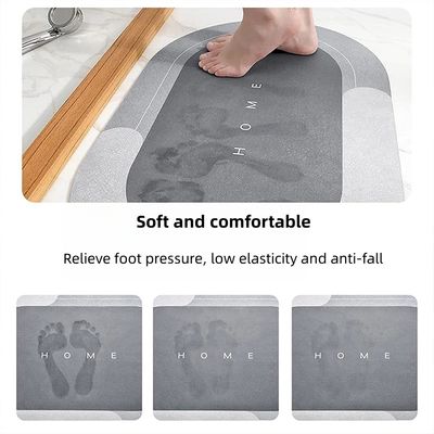 Living Room Space Diatomaceous Earth Bath Mat with Non-Slip and Quick-Drying Features