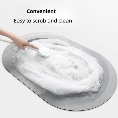 Living Room Space Diatomaceous Earth Bath Mat with Non-Slip and Quick-Drying Features