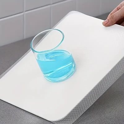 Clear Non Slip EVA Refrigerator Mats for Eco Friendly Countertop and Kitchen Cabinet