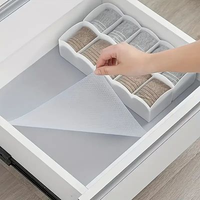 Clear Non Slip EVA Refrigerator Mats for Eco Friendly Countertop and Kitchen Cabinet