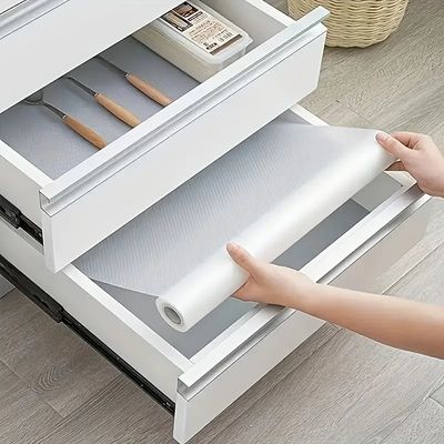 Clear Non Slip EVA Refrigerator Mats for Eco Friendly Countertop and Kitchen Cabinet