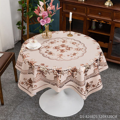 Square Oil-Proof PVC Washable Tablecloth for Dinning Table de Nappe de Decoration
