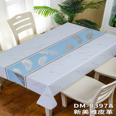 Waterproof PVC Plastic Rectangle Children Table Cloths Denim Toalhas de Mesa for Home